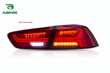 Auto Astes Gaismas Montāža, Mitsubshi Lancer/EVO 2008-2017 taillihgt Bremžu Gaisma Ar Pagrieziena Signāla Gaismu Automašīnas led Aizmugurējie gaismas