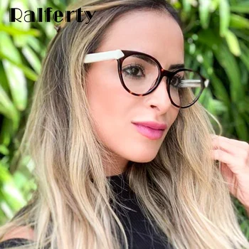 Ralferty Augstas Kvalitātes Optiskās Brilles Rāmis Sievietēm Retro Bultiņas Brilles TR90 Regulējams Pavasara Temple Sieviešu Brilles F93348