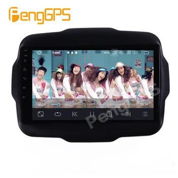 Jeep Renegade-2018 Android Radio Multimediju 2 Din DVD Atskaņotājs, GPS Navigācija Touch Screen Headunit 360 Fotokameras PX6