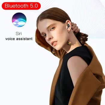 E6s Bezvadu Austiņu TWS Taisnība Bluetooth 5.0 Stereo Austiņas Bass In-ear Austiņas Bezvadu Bluetooth Austiņu Trokšņa Slāpēšanas 9D
