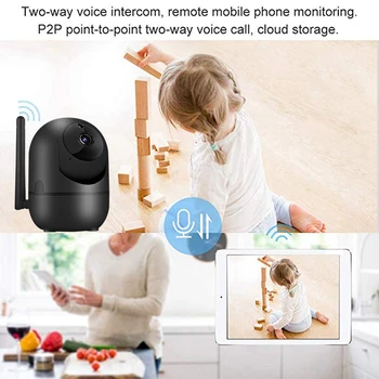 Smart Wifi kameru, HD 1080P mākonis bezvadu āra automātiskā izsekošanas centrālās Novērošanas kameras ar wifi mājas kamera
