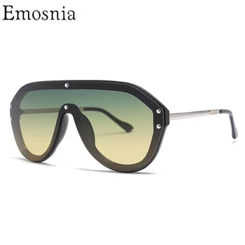 Vintage Izmēģinājuma Lielgabarīta Saulesbrilles 2019 Sievietes Vīrieši Liels Rāmis Ēnā, Saules Brilles Itāļu Zīmola Dizaineru Top Modes Briļļu Lunette