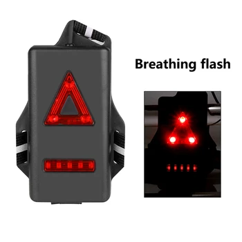 Ūdensizturīgs Sarkana signāllampiņa Krūtīm Lampu L2 LED Nakts Darbojas Lukturīti, USB Uzlādējams Drošības Gaismas Sporta Gaitas Gaismas