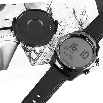 USB Datu un Uzlādes Kabelis Šūpuļa Doks TicWatch Pro Bluetooth Smartwatch Lādētāja Kabelis 1m Magnētisko Dizaina Spēcīgu Iesūkšanas