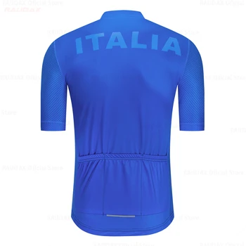 Tour De ITALIA ir 2021. Vīriešu Apģērbs Velo Apģērbs Komplekti Vasaras Īsām Piedurknēm Bikses, kombinezoni ar Krūšdaļu Ātri sauss Sacīkšu Maillot Ciclismo Uzstādīt Itālija