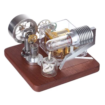 Dr. Motora Stirling Motors Rotējošu Modeli Mehāniskās Mūzikas Zinātni Eksperimenta Motora Modeļa Veidošana Rotaļlietas