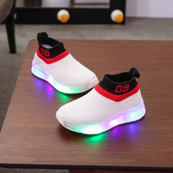 2020 Augstas kvalitātes izgaismo LED bērniem, apavi Brīvā laika gudrs zēni meitenes kurpes karstā pārdošanas vissezonas darbojas bērnu čības