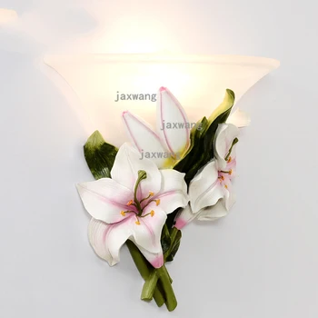 Ins Zemniecisks Mūrnieks Jar Sienas lampas ar LED Pasaku Gaismas Ziedi lauku māja kāzām, Kafejnīca, Bārs, Guļamistaba Dekorēšana sienas lampas