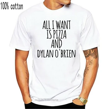 Viss, ko es gribu ir Pica un Dilans Obrien t krekls, kokvilna Melns Balts UNISEX kokvilnas t-veida krekls topi vairumtirdzniecības tee