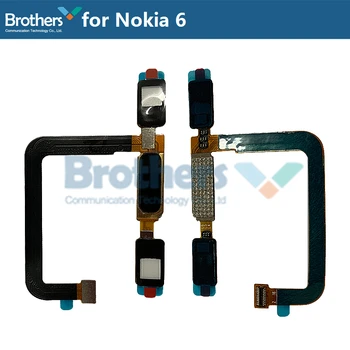 Nokia 6 pirkstu Nospiedumu Flex Kabelis Nokia 6 Touch ID ar UI Pogu Home Sensors Flex Kabelis Tālruņa Nomaiņa Pārbaudes Darba Augšu