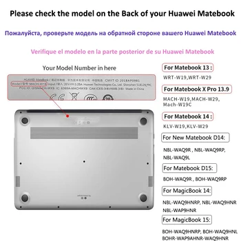 Jaunu MateBook D 15 MateBook D14 MagicBook 14 15 Huawei Matebook MateBook 13 14 X Pro 13.9 PC Anti-Scratch Grūti Lietu Vāku