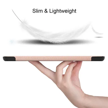 Locīšanas Stand Case For Samsung Galaxy Tab S6 Lite SM-P610/P615 Ar Cieto PC Atpakaļ Tablete Vāks Etui Galaxy Tab S6 Lite Gadījumā