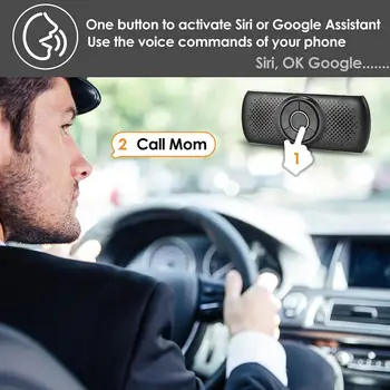Daudzpunktu Skaļrunis 4.1+EDR Bezvadu Bluetooth Brīvroku Automašīnas Komplekts MP3 Mūzikas Atskaņotāju, IPhone, Android Dropshipping Karstā