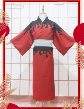 Anime Demon Slayer Kimetsu nav Yaiba Dūmā Kimono Vienādu Cosplay Kostīms Helovīna Tērps Sievietēm, Vīriešu Apģērbs Jaunu 2019