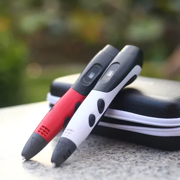 2020 USB 3D pildspalva plus ar drošu pavedienu 1,75 mm Ziemassvētku / dzimšanas dienas dāvana ar skaistu ādas soma, kas piemērota ģimenes izveidi