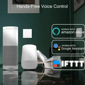 GIRIER Smart Wifi Gaismas Slēdzi Tuya App/433MHz RF/Balss/Grafiks Bezvadu Tālvadības pulti, Sienas Slēdzi Smart Home Atbalsta Google Home Alexa