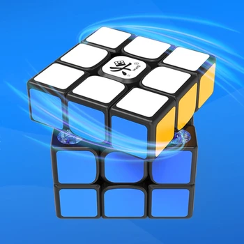Sākotnējā Dayan tengyun V2 M Magnētisko 3x3x3 ātrums Cube Tengyun V2M 3x3 Cubo Magico ar Magnētiem profissional Izglītības Rotaļlietas
