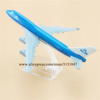 Gaisa Nīderlande KLM Airlines Boeing 747 B747-400 Airways Lidmašīnas Modeli Sakausējuma Metāla Modeļa Lidmašīnu Lējumiem Gaisa kuģa 16cm Dāvanu