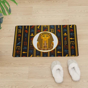 Faraons Paklājs, PVC Grīdas Paklājiņu ar neslīdošu Virtuves Mat Paklājs Gaitenis Mūsdienu Apdare Mīkstas Ādas Paklāju Ieejas Doormat