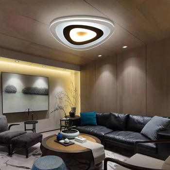 Ultrathin Trīsstūris Griestu lampas lampas dzīvojamā istabā, guļamistabā, spīdumi de sala mājas Dec LED griestu Lustra