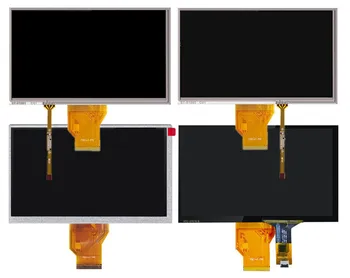 7 collu LCD ekrāns skārienjutīgais ekrāns, AT070TN90 V. 1 AT070TN90 V. X 20000938-00 Izturība Capacitive Digitizer ar vadītāju valdi