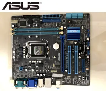 ASUS P7H55-M LE sākotnējā mātesplati par inte LGA 1156 DDR3 I3 I5 I7 Mainboard H55 Pilnībā Integrēta H55 izmanto desktop mātesplatē