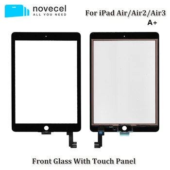 A+ Nomaiņa Jauni Touch Screen Digitizer Ar Flex Kabelis iPad 5/ 6 Gaisa Air 2 3 A1474 A1475 A1476 A1567 A1566 Touch Panel