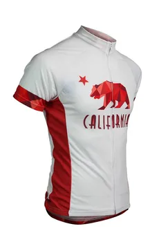 2018 Kalifornijas Lācis Ātri Sausas Īsām Piedurknēm Riteņbraukšana Svīteri Riteņbraukšana Apģērbu MTB Maillot Ropa Ciclismo Vīriešu Velosipēds Velosipēdu Jersey