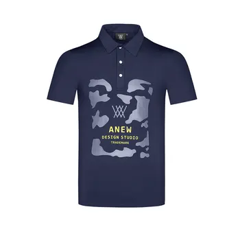 Ir 2021. golfa apģērbu ANEWsummer jaunu vīriešu Golfa T-krekls, ērti, elpojoši un sviedri wicking sporta ātri žāvēšanas īsām piedurknēm