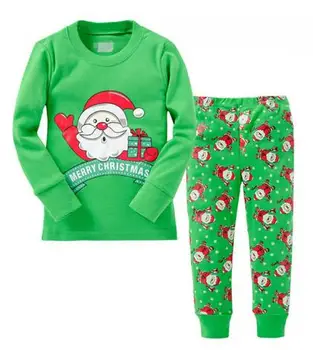 Mājās pakalpojums atbilstu pidžamu karikatūra ziemeļbriežu Ziemassvētku un Jaunā Gada puiku meitene pidžamā uzvalks pidžamu bērnu apģērbs
