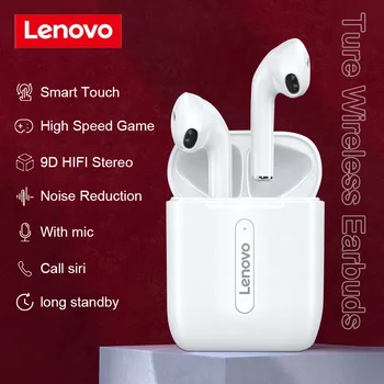 Lenovo X9 Taisnība Bezvadu Bluetooth 5.0 Austiņas Touch Kontroli 9D HIFI Stereo Earbuds Par Xiaomi Samsung Bezvadu austiņas