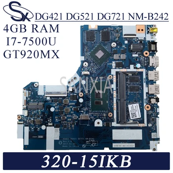 KEFU NM-B242 Klēpjdators mātesplatē Lenovo Ideapad 320-15IKB sākotnējā mainboard 4 GB-operatīvā ATMIŅA I7-7500U 920MX