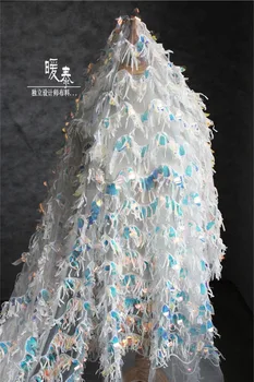 Lāzera Sequin Marles Auduma gaismu atstarojoša Noplīsis Pušķi Vizuļi DIY Skatuves Apģērbu, Aksesuārus Dekoru Svārki Kāzu Kleitu Audumu Dizainers