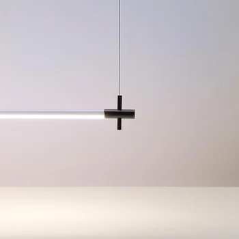 Minimālisma Dizainers Sloksnes Kulons Lampas Restorāns Ēdamistaba Piekariņu Gaismas Modernu LED Sloksnes Karājas Lampas Biroju Gaismas Ķermeņi,