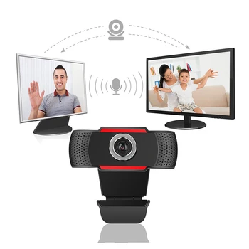HD Webcam 480P, 720P USB Kamera Ar Mikrofonu Mic 12M Pixels Pro Web Kameru, portatīvie datori Datoru Kameras Konferences