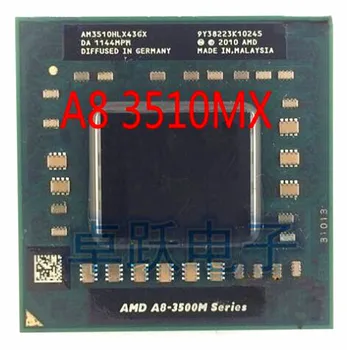 Sākotnējā AMD Quad-Core A8-3510MX A8 3510MX Laptop CPU 1.8 GHz FS1 grāmatiņa APU Piezīmju grāmatiņas, klēpjdatora bezmaksas piegāde