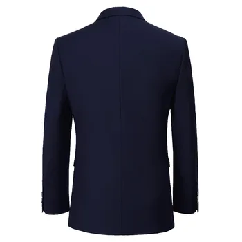 Plus Izmēra 5XL 6XL 7XL 8XL 9XL Vīriešu Biznesa Uzvalks Modes Gadījuma tīrtoņa Krāsu Zaudēt Sociālo Uzvalks Jaka Vīriešu (Uzvalks + Bikses)