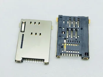Molex 8 PIN Liels Micro SIM Kartes Slotu, Renes Panelis, DATORA, Datoru, Viedtālruni Mainboard Flex Kabelis Remonta Piederumu Turētāja Adapteris Plāksteris