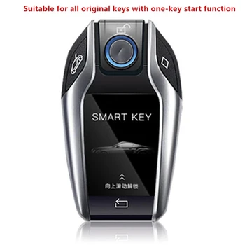 KEYECU Modificētu Boutique Smart 4B Tālvadības Atslēgu Lietā W/ LCD Ekrāns BMW, Mercedes-Benz, Buick Audi Cadillac Lexus