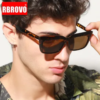 RBROVO ir 2021. Laukumā Retro Saulesbrilles Vīriešiem Luksusa Zīmolu Brilles Par Vīriešiem/Sievietēm, Vintage, Saules Brilles Vīriešiem Spogulis Gafas De Sol Mujer