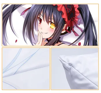 Karstā Anime Demon Slayer: Kimetsu nav Yaiba Kamado Nezuko Meitene Ķermeņa Dakimakura Gultas piederumi Otaku Hugging Sieviešu Spilvens Gadījumā Vāciņu