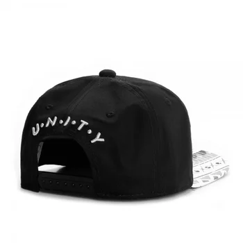 PANGKB Zīmola U. N. I. T. Y. VĀCIŅŠ melns Sabiedrība hip hop bomber / snapback cepure par vīriešu un sieviešu pieaugušo āra gadījuma saule beisbola cepure gorras