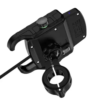 Ūdensizturīgs 12V Motociklu Tālrunis Qi Ātra Uzlāde Bezvadu Lādētāju Turētājs Turētājs Stiprinājums Stand iPhone Xs MAX XR X 8 Huawei