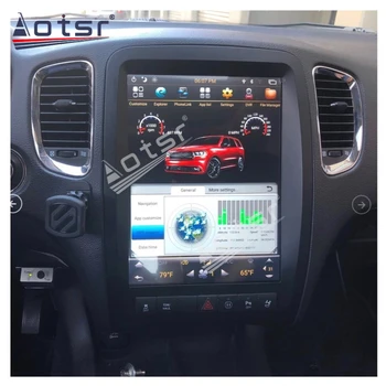 Tesla Stila Automašīnas GPS Navigācijas Dodge Durango 2012+ Android Radio Multimediju Atskaņotājs, PX6 Auto Stereo Galvas Vienības Audio Video 64G