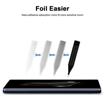Pilnībā Segtu Stikla UV Šķidrā Līme Ekrāna Aizsargs, Lai Huawei P30 Pro Mate 20 Pro Rūdīts Stikls UV Līmi Samsung S10e S10Plus