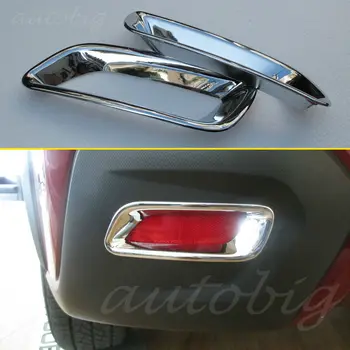 Chrome Aizmugurē Aizmugurējais Miglas lukturi, Lampas Reflektora Vāks Subaru XV Crosstrek 2013 2016 2017 Veidošanas Piederumi ABS Apdares