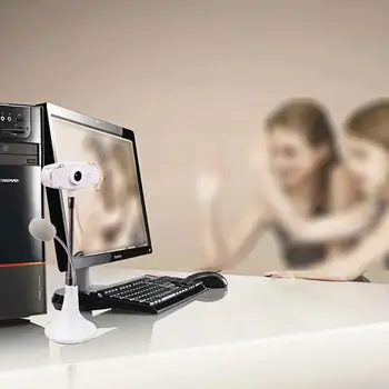 Regulējams 1080P HD Webcam L8. USB 2.0 HD Kamera Ar Mikrofonu galda Dators Learing Konferences Kamera