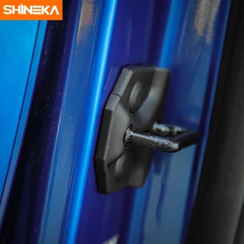 SHINEKA Auto Stils Durvju slēdzenes Apdare Aizsardzības Sprādzes Vāciņš Melns, Uzlīmes der Ford F150+ Auto Piederumi