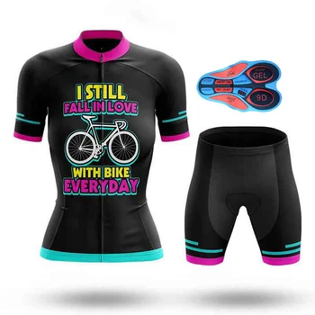 Jaunu Velo Apģērbs Sieviešu Uzvalks Ātri Sausas MTB Jersey Sporta Ropa Ciclismo Conjunto Ciclismo Feminino Sieviešu Velosipēdi 
