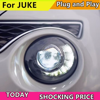 Doxa Car Styling par Nissan JUKE lukturi 2013-2018 led ESQ priekšējo Lukturi led dienas gaitas lukturi projektoru lukturu hid h7